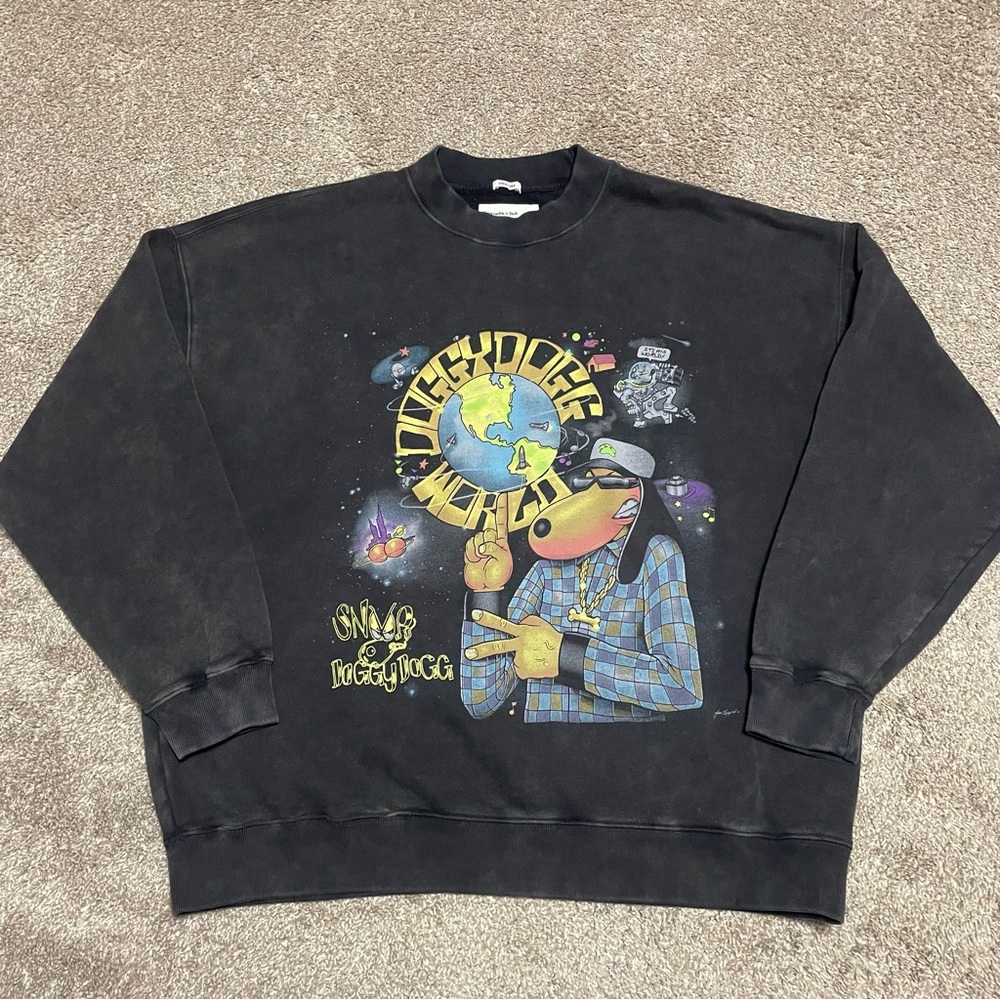 Abercrombie & Fitch Snoopy Doggy Dogg World Oversize Sweatshirt Size XL